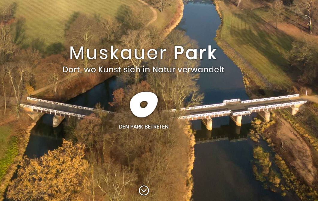 Neue Internetseite des Muskauer Parks