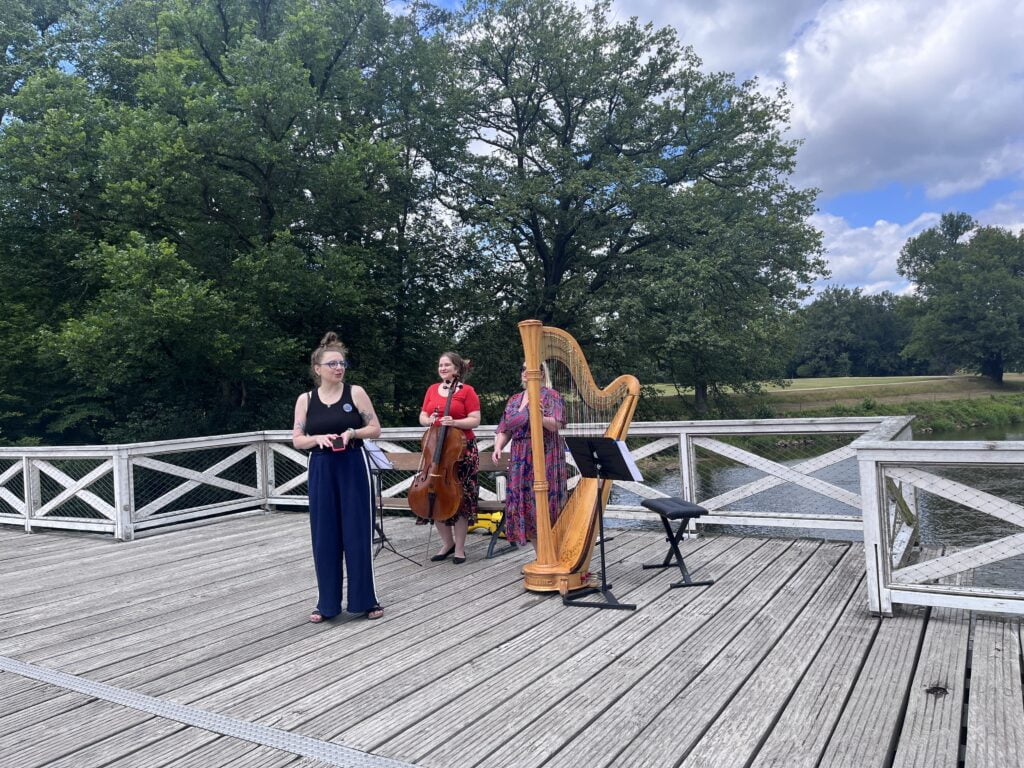 kameralny koncert, Izabela Zychowicz, Alicja Różycka i Anna Blum, fot. Magdalena Karpińska/NID